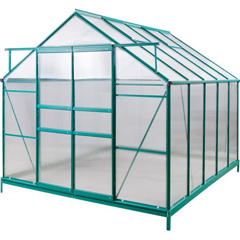 Gewächshaus Treibhaus Pflanzenhaus Tomatenhaus Den Haag 7 qm mit 4 Dachfenster (1/5)