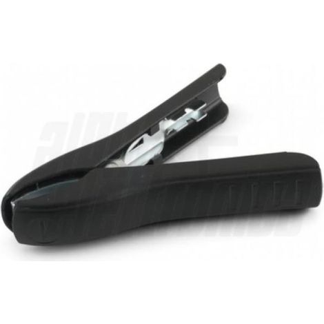 Pinza per batteria alpha elettronica 2 pezzi 40a nero- 21-6p/b2