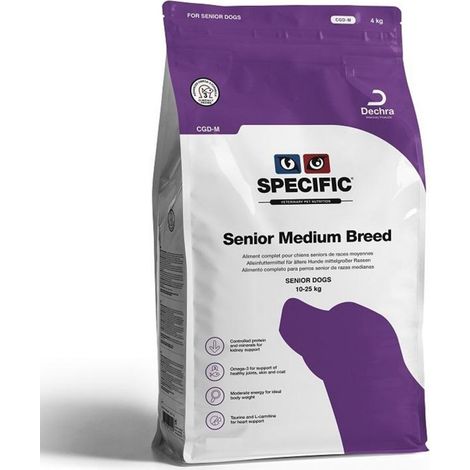 Pase spcifique pour chiens seniors / basse activit mdiane mdiane senior race CGD-M, 24 kg (2 x 12 kg)