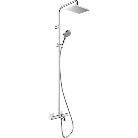 Hansgrohe Vernis Shape - Set doccia Showerpipe 230 con termostato per vasca da bagno, cromo 26284000 (1/7)