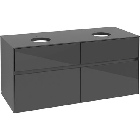 Villeroy & Boch Collaro Waschbeckenunterschrank, 4 Auszüge, für 2 (1/3)