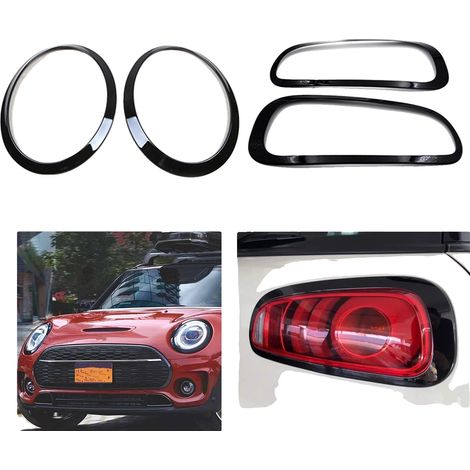 Cornici per fari anteriori e posteriori, in plastica ABS di alta qualità, peso: 600 g, compatibilità: Mini Cooper F54, installazione professionale consigliata, variazione dimensionale: 0,5-1 pollice (1/5)
