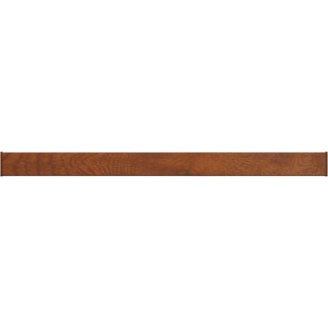 Appuis de fenêtre en bois brun, 140 x 10 x 4,5 cm, en PVC. (1/5)