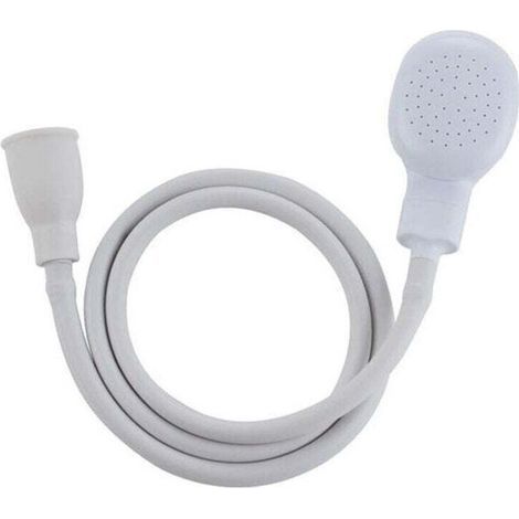 Spruzzatore in plastica per rubinetto miscelatore, spruzzatore universale per tubo flessibile del lavabo adattabile a rubinetti, soffione doccia da parrucchiere per uso domestico, bagnetto per neonati (1/4)