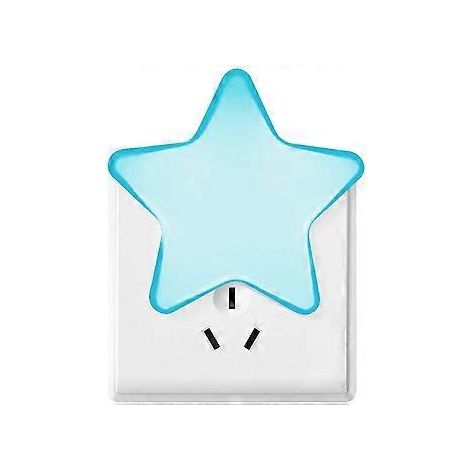 LED-Nachtlicht-Sternfassung mit Dämmerungssensor, ideal für Kinderzimmer, Treppenhaus, Schlafzimmer und Küche.