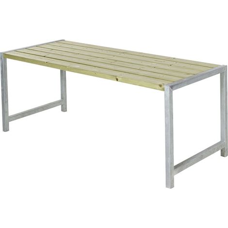 Plus Plankentisch 186x77x72cm Kiefer Fichte rechteckig Gartentische