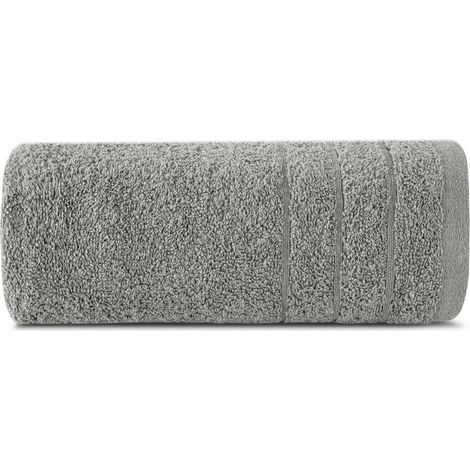 Reni Handtuch 50x90 Silber Frottee 500g/m2