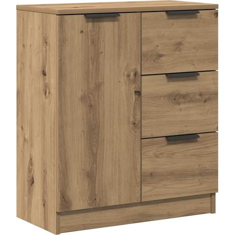 Maison Exclusive - Credenza Rovere Artigianale 60x30x70 cm in Legno Multistrato
