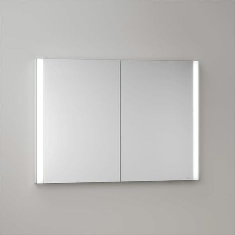 Keuco Royal Metis LED Unterputz-Spiegelschrank 100 x 71 cm, 2 Türen mit Spiegelheizung, französiche Ausführung (1/5)