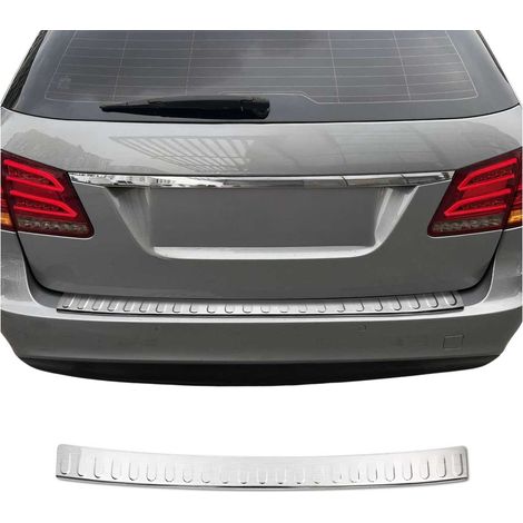 Protection Seuil de Pare Arriére pour Mercedes Classe E S212 2010-2013 Chromé (1/5)