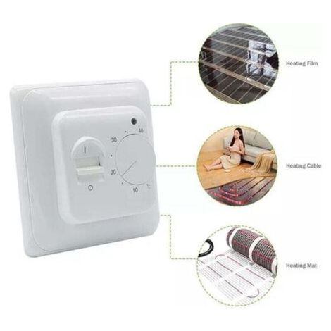 BUNTHAUS PA Capteur de limite de thermostat de chauffage au sol 16A Contrôleur électronique au sol (1/4)