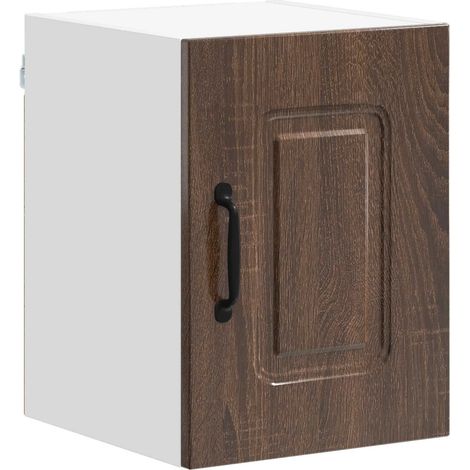 Armadio da cucina rettangolare moderno 30 x 31 x 40 cm pratico spazio portaoggetti in legno multistrato rovere marrone 020053547