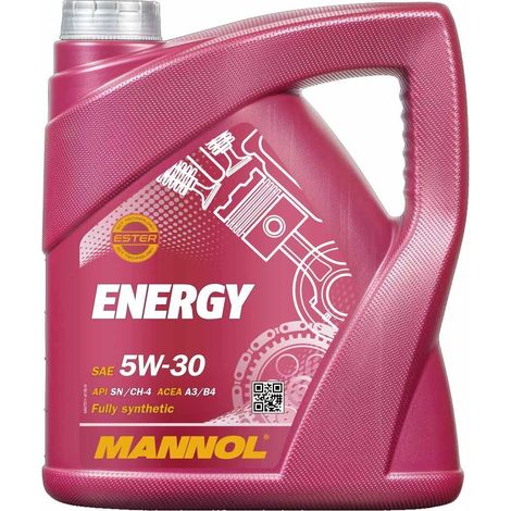 ACEITE DE MOTOR PARA AUTOMÓVILES MANNOL 5W30 ENERGY 4 LITROS (7511) (SINTÉTICO) (1/2)
