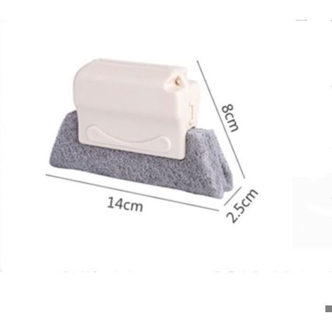 3 pièces brosse de nettoyage de rainure, brosse de nettoyage de fenêtre magique, brosse de nettoyage de fenêtre, brosse de nettoya (1/5)