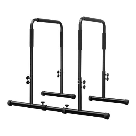 Verstellbare Trainingsstation für Liegestütze, parallele Barren und Parallettes, robuste und stabile Stützen für Liegestütze – ideal für Heimfitness, Calisthenics und Oberkörpertraining.
