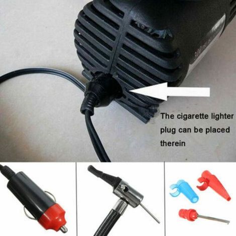 Mini pompe de gonflage électrique 12V 300PSI – Compresseur portable pour voiture, moto, vélo, ballons – Débit 1111L/min (1/3)