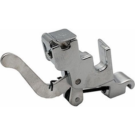 Pied-de-biche CY 7300 en alliage de zinc argenté 2x2cm, facile à installer, pour machine à coudre et broderie, support pour usage domestique (1/5)