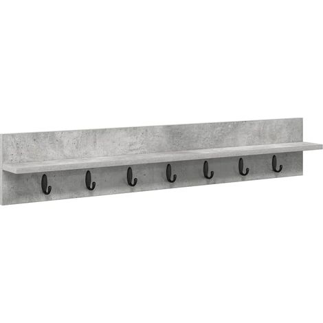 Maison Exclusive - Wandmontierter nachttisch Beton Grau 100 x 10,