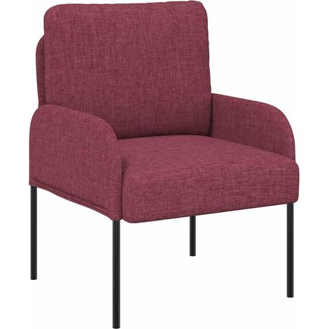 Maison Exclusive - Divani con cuscino 55cm Rosso Vino Legno compensato