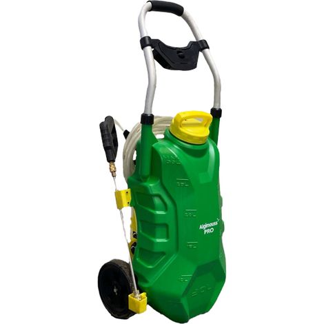 Algimouss – Pulvérisateur électrique 30L – Pression 4-7 bars – Débit max 240 L/h – Lance télescopique 5,5m – 2 batteries Lithium-ion 18V