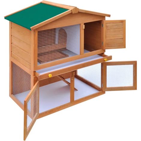 Casetta per Conigli Rabbit 3 100x54,5x100 cm (1/4)