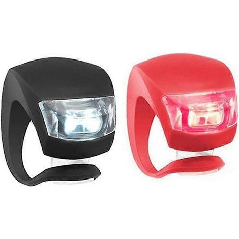 Lot de 2 feux antibrouillard étanches à LED en silicone pour l'avant et l'arrière