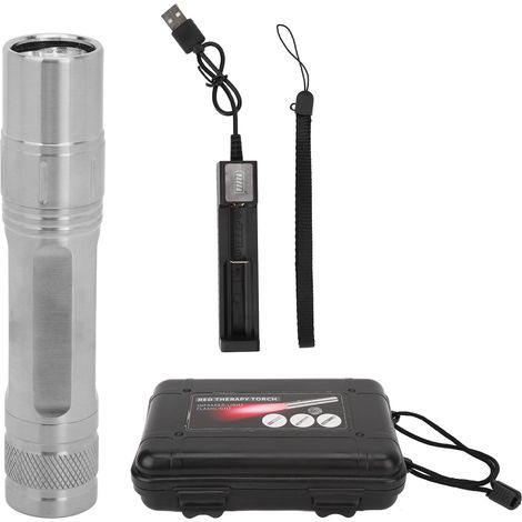 Lampe de thérapie LED rouge rechargeable, 630nm 660nm 850nm, appareil infrarouge portable pour soins de la peau (1/5)