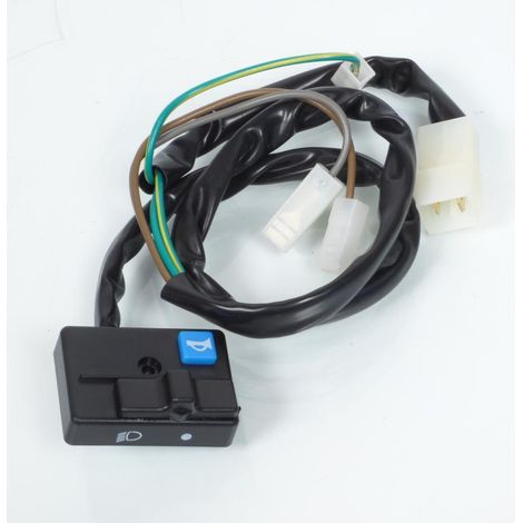 Demi commodo gauche pour mobylette Peugeot 103 MVL bouton klaxon (1/5)