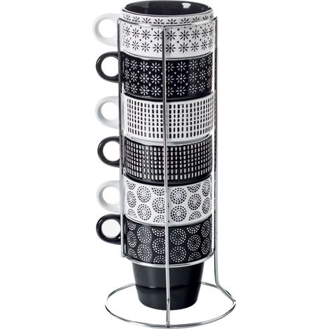 Set di 6 tazze etniche da 260 ml (1/5)