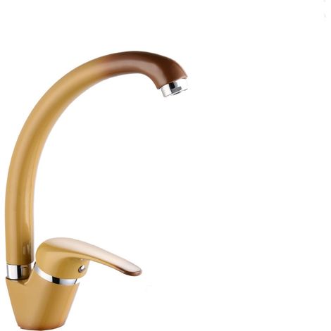 Miscelatore cucina mix lavello rubinetto colore terra di francia mod vancouver (1/5)