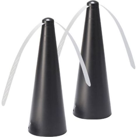 Ventilateur Anti-Mouche, Lot de 2 répulsifs Anti-moustiques sans Utiliser de Produits Chimiques, pour éloigner les mouches et les insectes de la nourriture, pour Camping Salle à Manger Jardin (1/5)