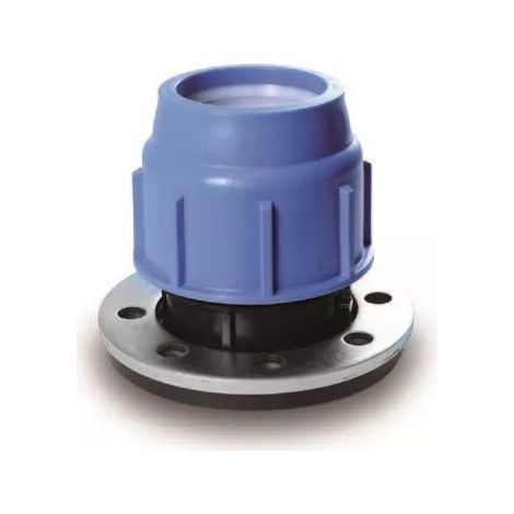 PE-Durchgang mit Flansch 40-6/4\' DN40 BLUE SEAL PN1