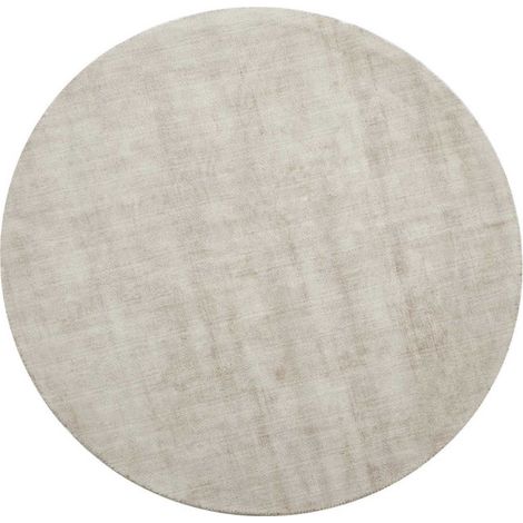 Tapis Déco Rond "Fabian" 150cm Beige (1/4)