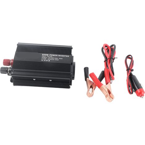 Onduleur Sinus Pur 12V 220V 600W avec Connexion Panneau Solaire (1/5)