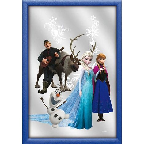 Miroir rectangulaire sérigraphié reine des neiges