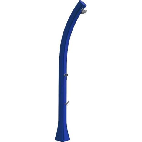 Doccia Solare da Esterno Giardino 23L Miscelatore e Lavapiedi Arkema Happy Blu