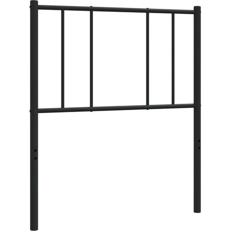 Maison Exclusive - Ersatz-Kopfteil Metall Schwarz 107 cm