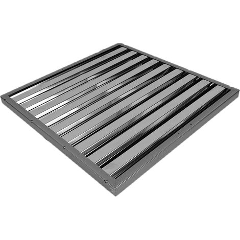 Filtro de láminas 500x500x25mm (Tipo B) para campana extractora de hostelería