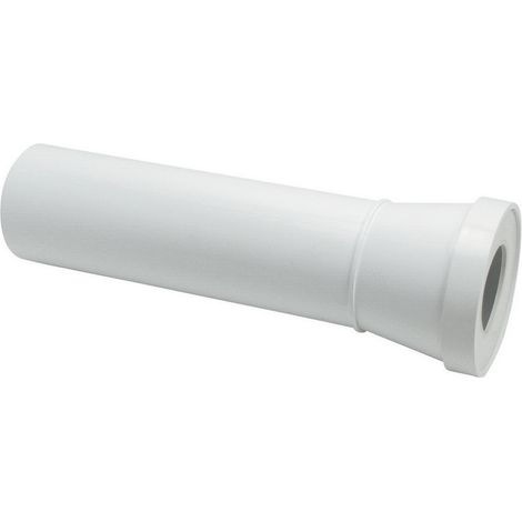 Tubo de desagüe recto para taza de inodoro d.110x400mm - Idral