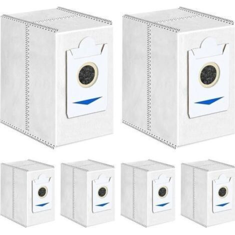 6 Staubbeutel für Ecovacs DEEBOT T30 Pro Omni, Zubehör für den Saugroboter T30 Omni, 3,4-Liter-Staubbeutel mit großem Fassungsvermögen (1/5)