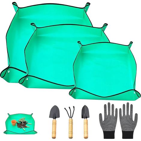 7 Piece Practical Planting Mat Set in 3 Sizes for Indoor and Outdoor (1/5)