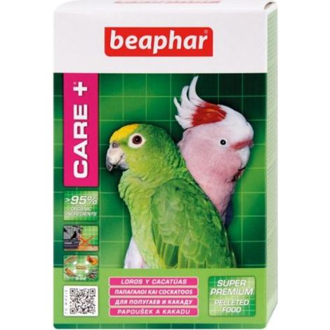 BEAPHAR CARE+ LOROS y AMAZONAS Alimento en Pellets, 1 kg