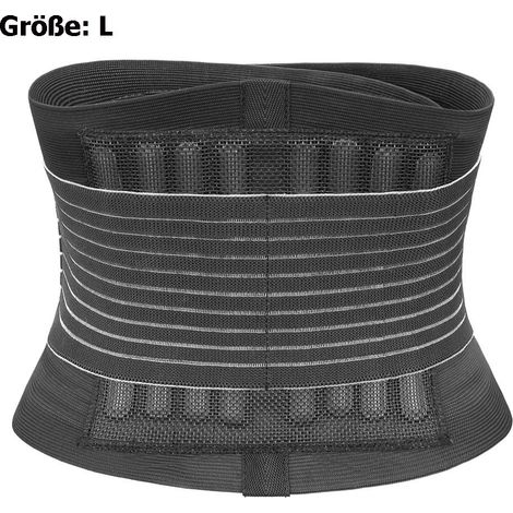 Ceinture De Soutien Lombaire - Ajustable Avec Velcro - Pour Activités Sportives Et Soulagement Lombaire - Taille Unique (1/5)