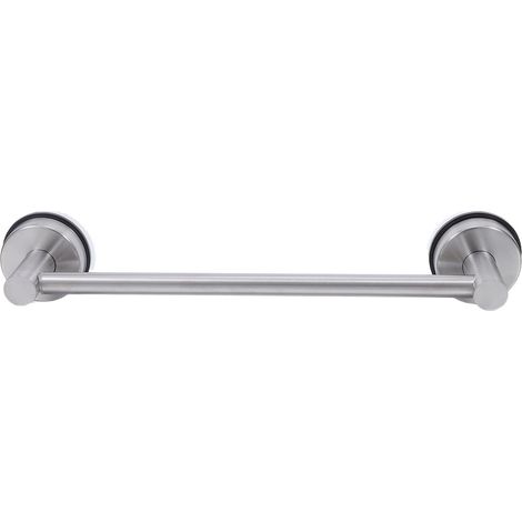 Porte-serviettes à ventouse pour carrelage, barre murale réglable en acier inoxydable et caoutchouc, extensible de 11,3 à 22,17 pouces, pour salle de bain (1/5)