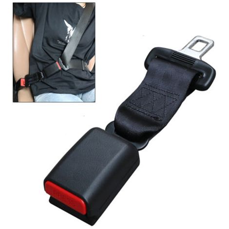 Sangle d'extension pour voiture,Accessoires de Sièges Voiture, 23cm Pièces Sièges de Voiture Boucle Réglable Compatible avec Femme Enceinte/Obèse/Enfant (1/4)