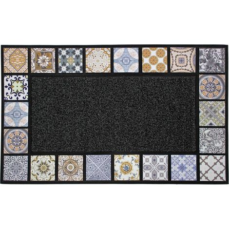 Fußmatte, spanische Mosaik, 45 x 75 cm