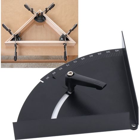 Équerre de serrage à angle variable, rapporteur d'angle pour le travail du bois, équerre de serrage à angle droit, rapporteur d'angle à 90° (1/5)
