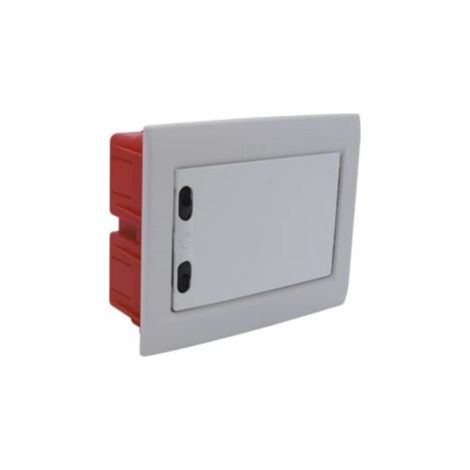ETTROIT Centralino elettrico da incasso 12 moduli IP40 con portello cieco grigio RAL 7030 - DB112912