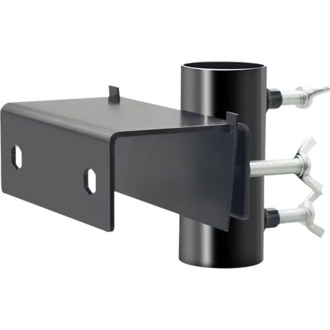 Un soporte universal con clip para sombrilla de balcón, de 3,6 cm de diámetro, flexible, para instalación en jardines, patios, terrazas, piscinas y barandillas. (1/5)