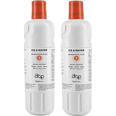 Pack de 2 filtros (EDR2RXD1) Frigorífico, filtro de agua para frigorífico (1/5)